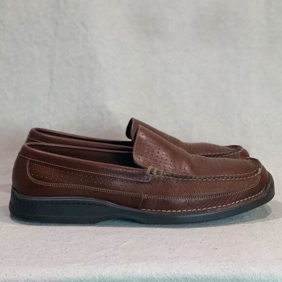 H.S. Trask Moc Toe Loafers Mens Size 11M - Picture 3 of 16